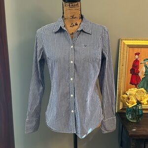 American Eagle button down shirt size 12 measurements below